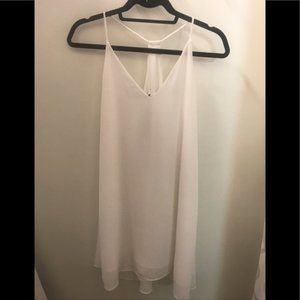 Three Eighty Two Ivory Tank Dress